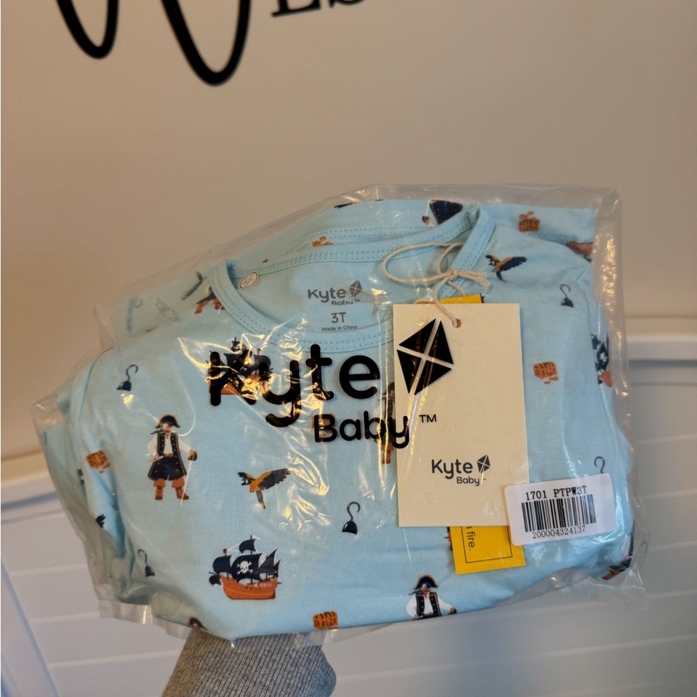Kyte BABY Light Blue Pirate Pajama Set